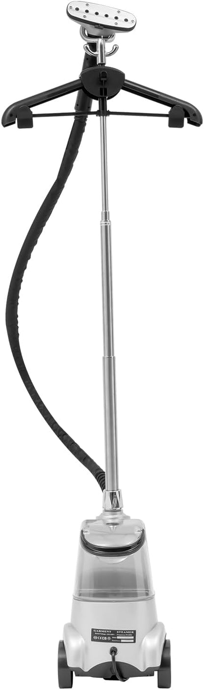 HarBin-Star 2200W Home Stand Dampfglätter mit Stoffbürste, Vertikaler Steamer Dampfglätter, 3 Dampfstufen